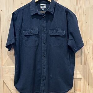 Old Navy Dark Blue Casual Button Down Shirt